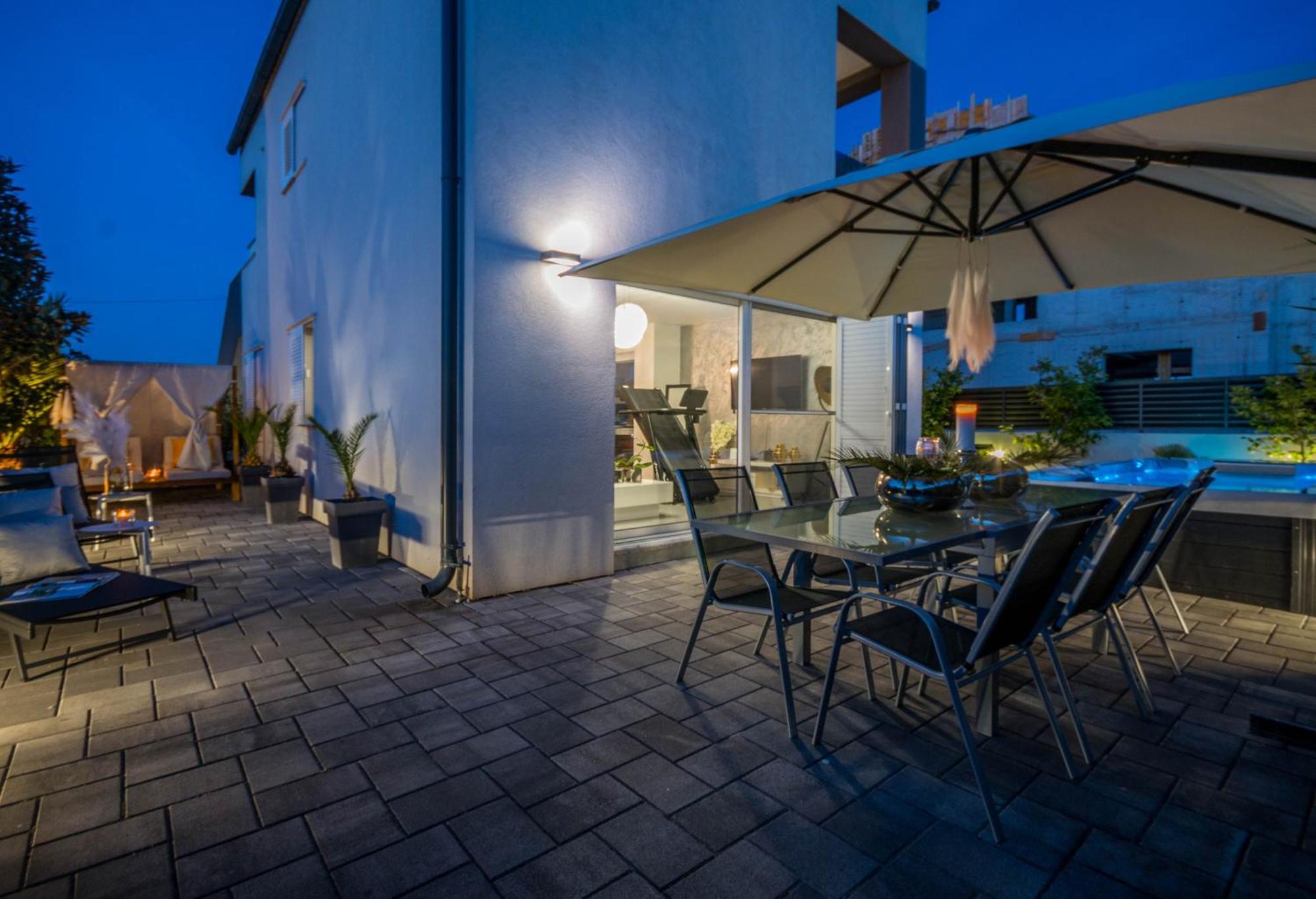 House With Pool Ledenko Apartment Biograd Na Moru Bagian luar foto
