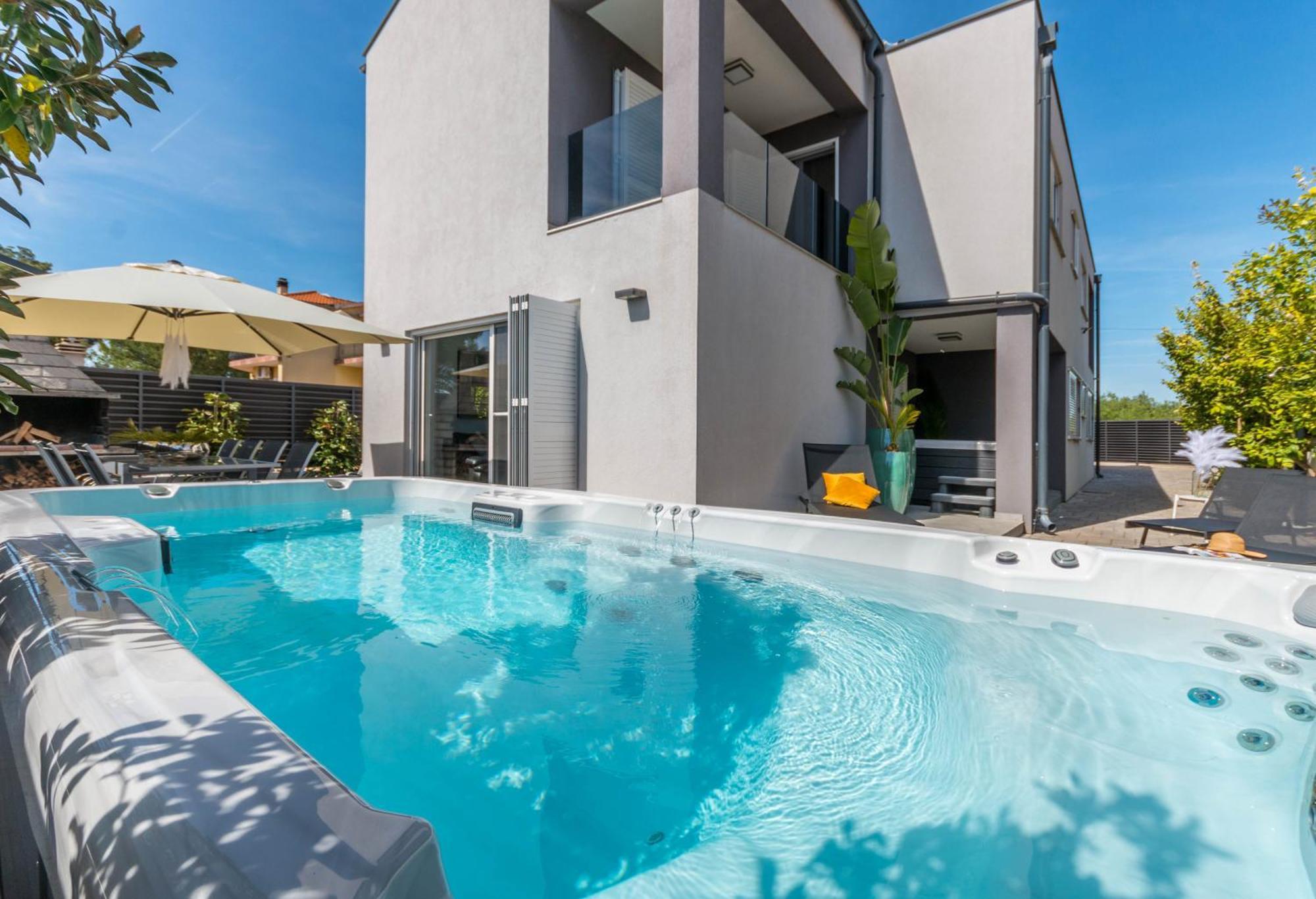 House With Pool Ledenko Apartment Biograd Na Moru Bagian luar foto
