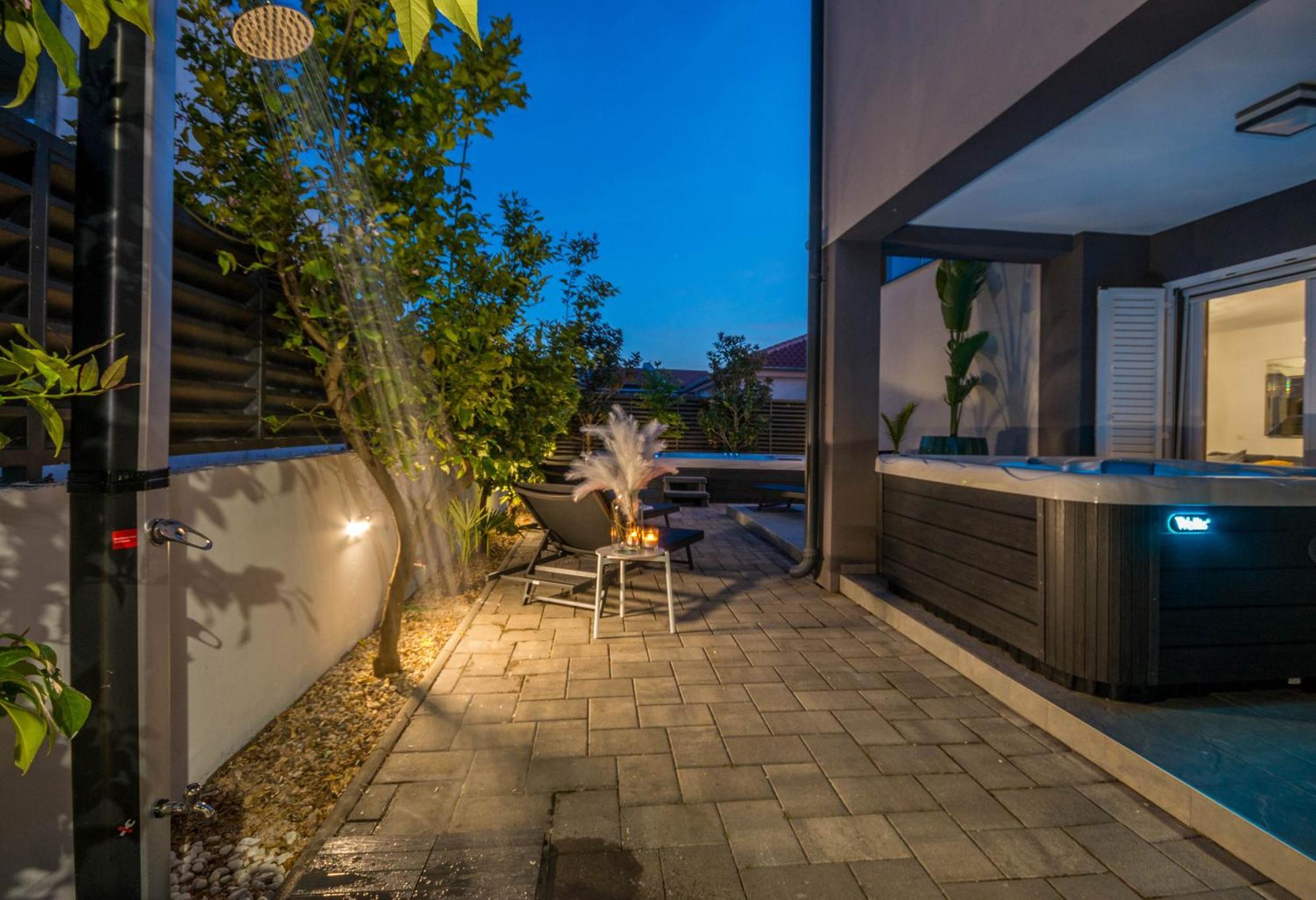 House With Pool Ledenko Apartment Biograd Na Moru Bagian luar foto