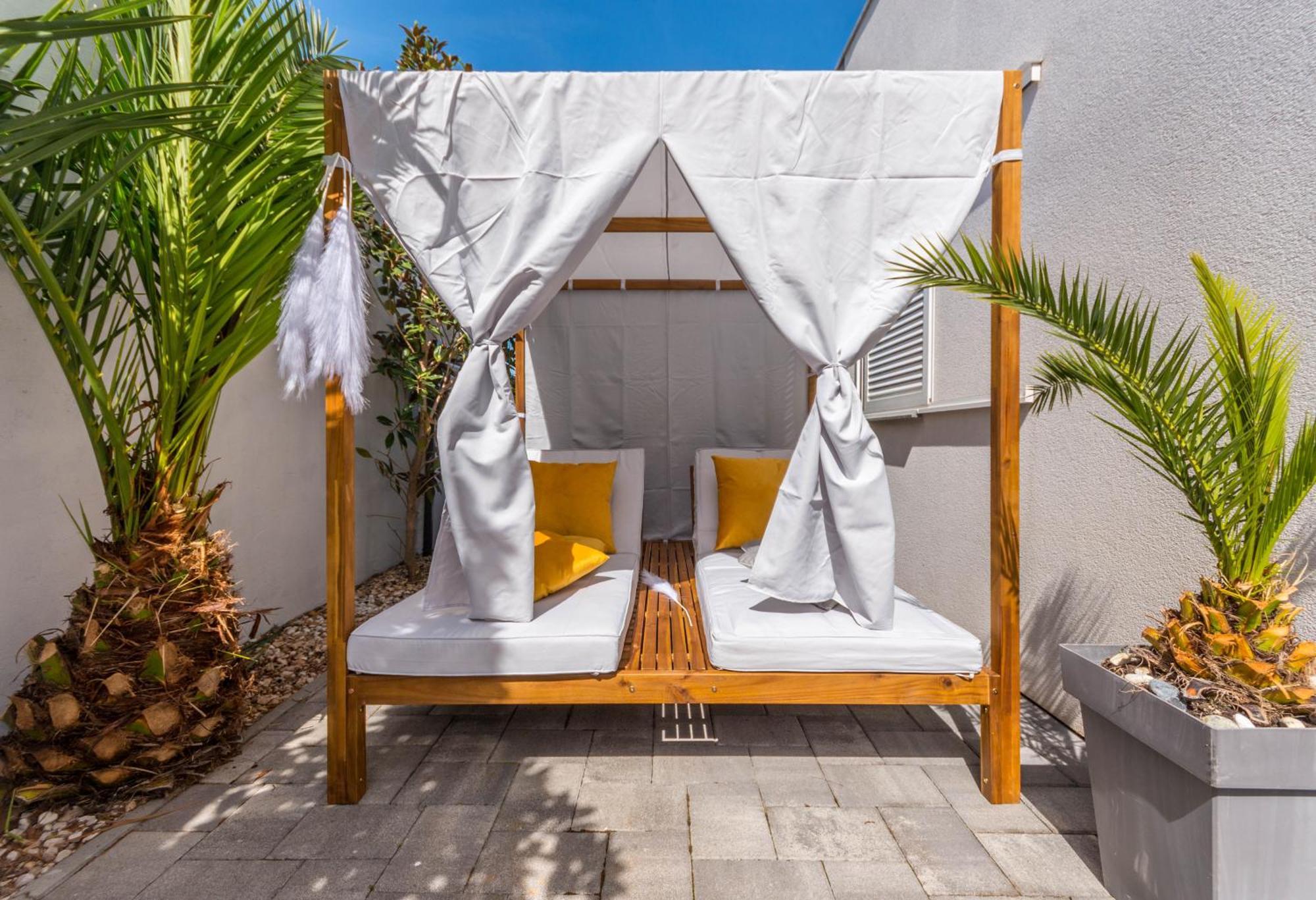 House With Pool Ledenko Apartment Biograd Na Moru Bagian luar foto
