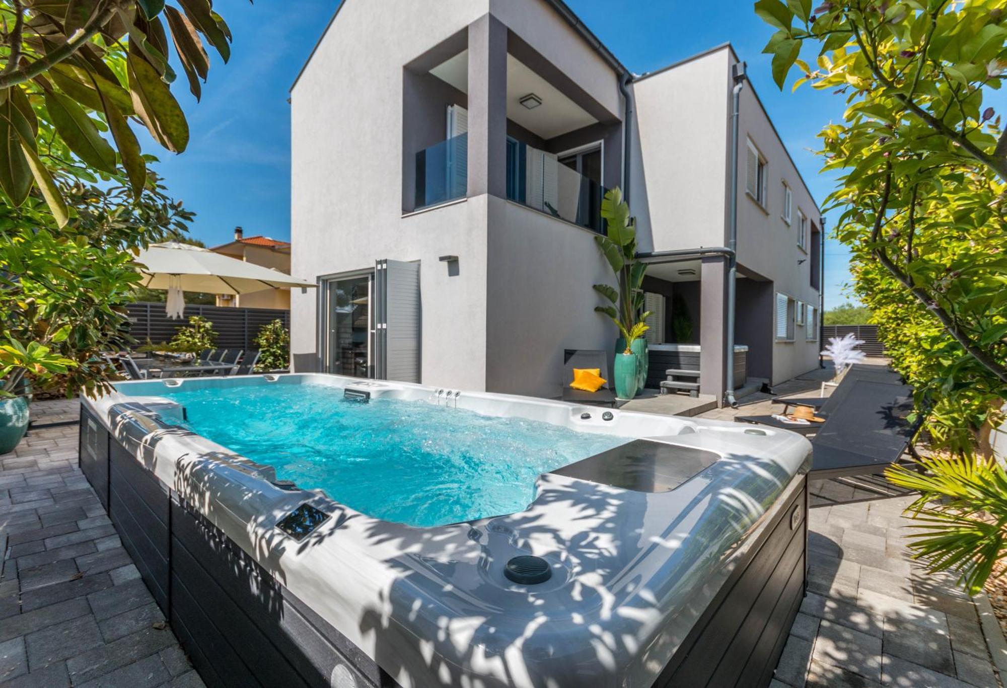 House With Pool Ledenko Apartment Biograd Na Moru Bagian luar foto