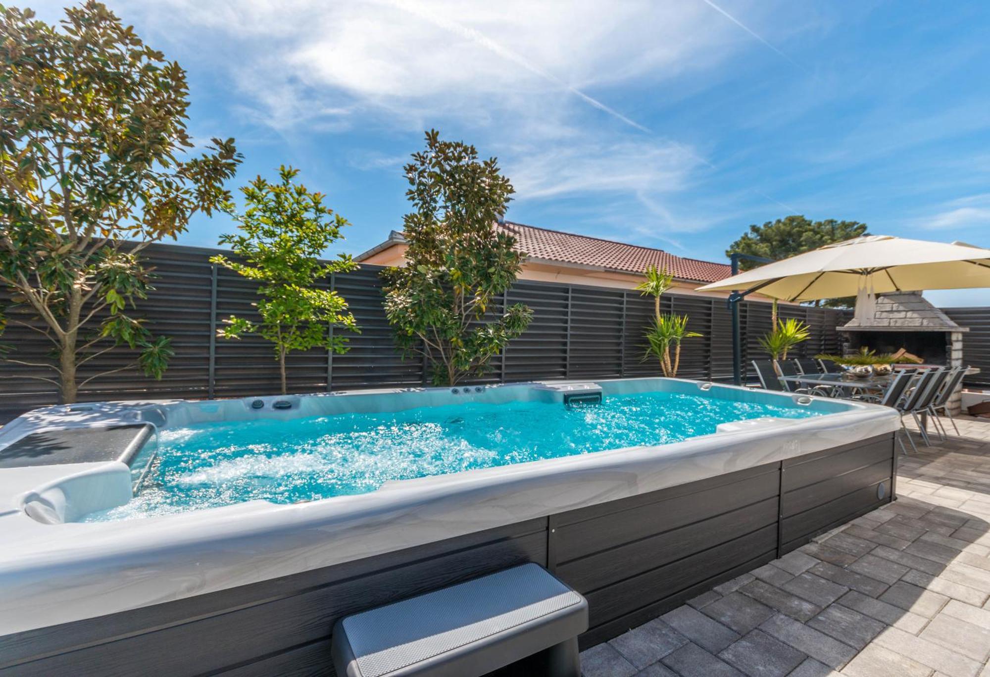 House With Pool Ledenko Apartment Biograd Na Moru Bagian luar foto