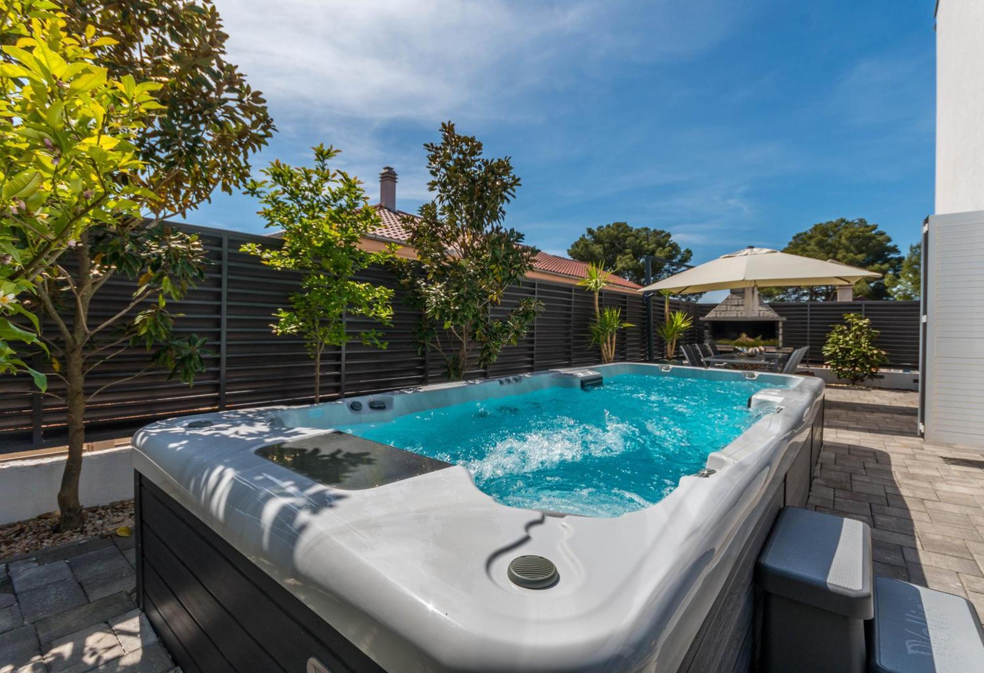 House With Pool Ledenko Apartment Biograd Na Moru Bagian luar foto