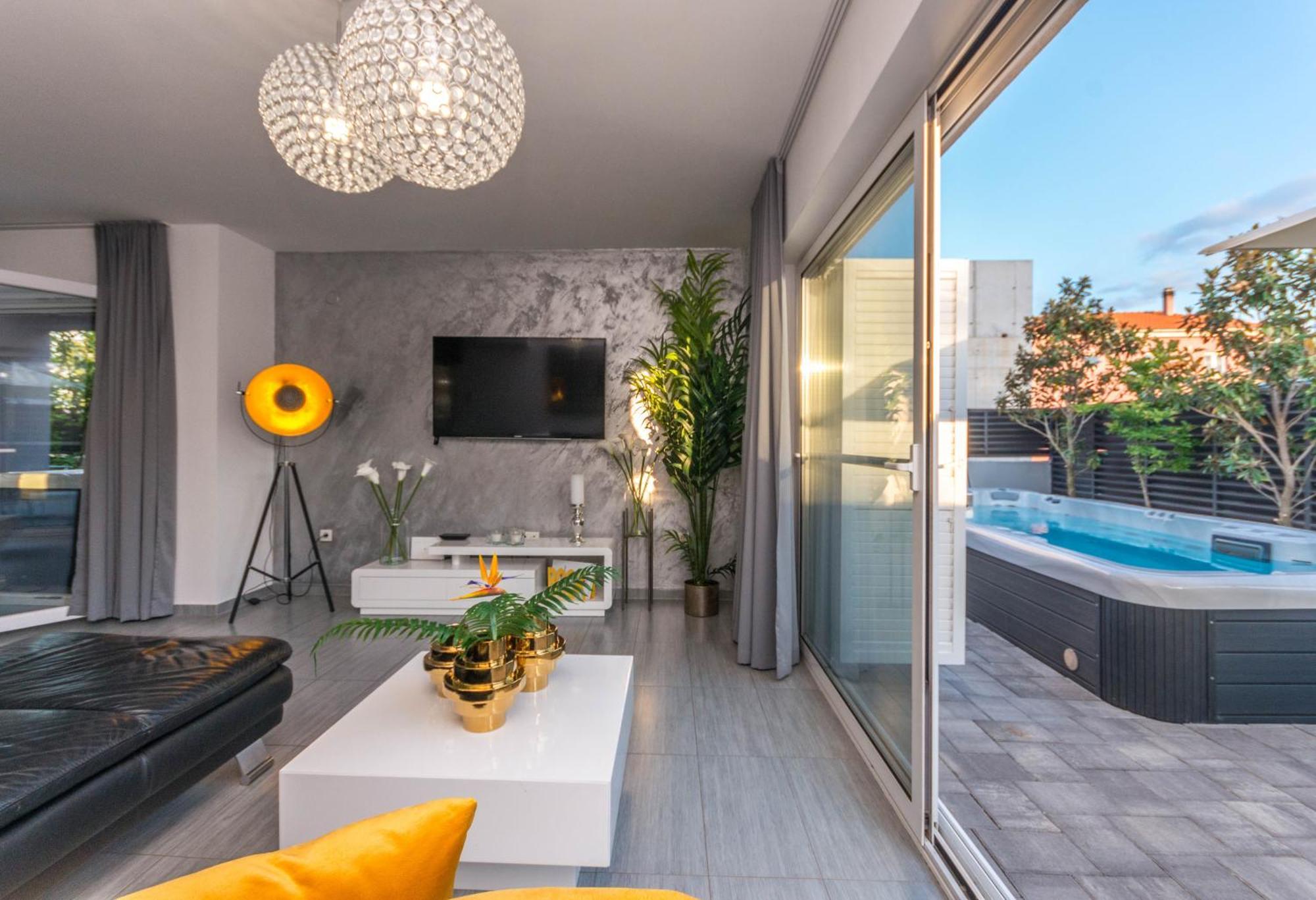 House With Pool Ledenko Apartment Biograd Na Moru Bagian luar foto